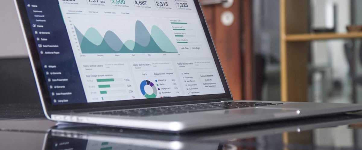 Business analytics and CRM dashboard